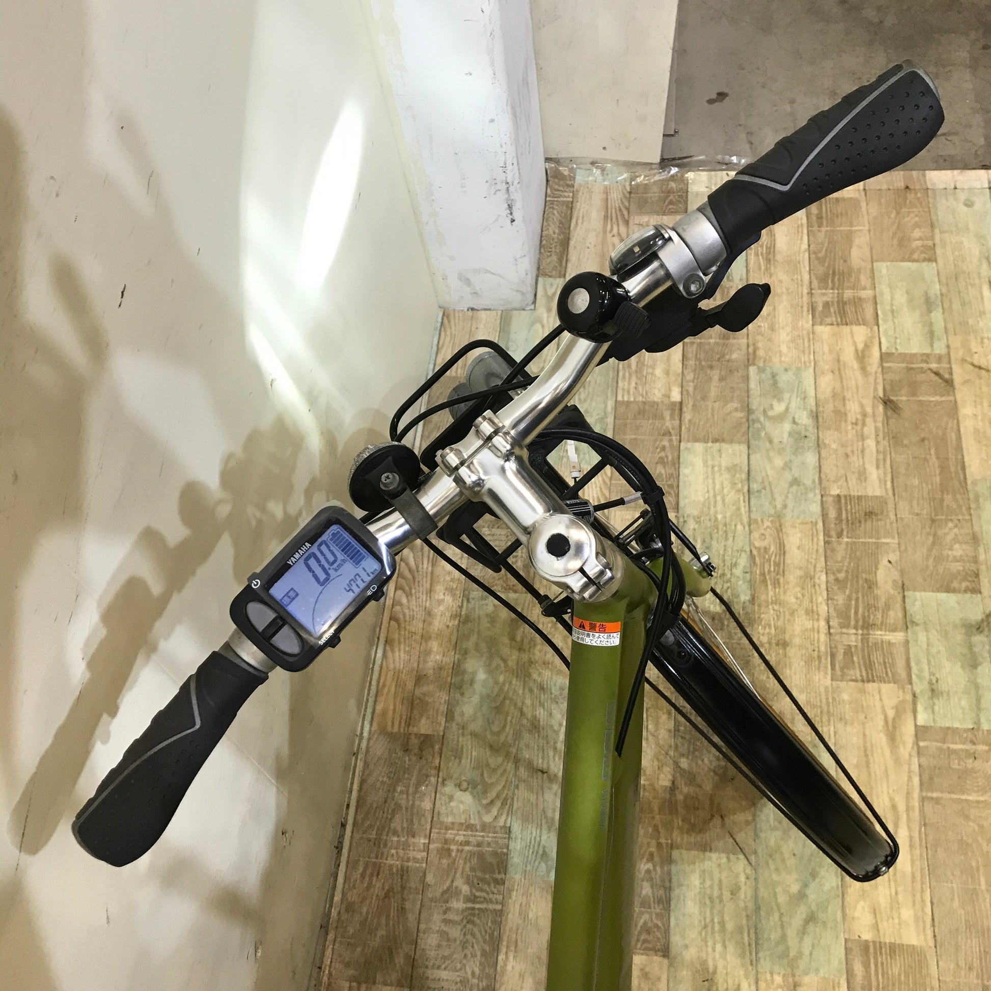 中古電動自転車 ヤマハ PAS VIENTA 5 パス ビエンタ 5 グリーン 26インチ KF118 