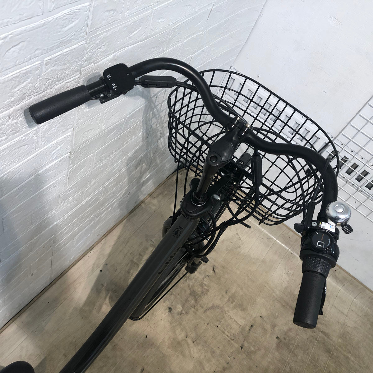 中古電動自転車 ブリヂストン bikke MOB dd ビッケ モブ dd グレー 前24×後20インチ SR409Y 