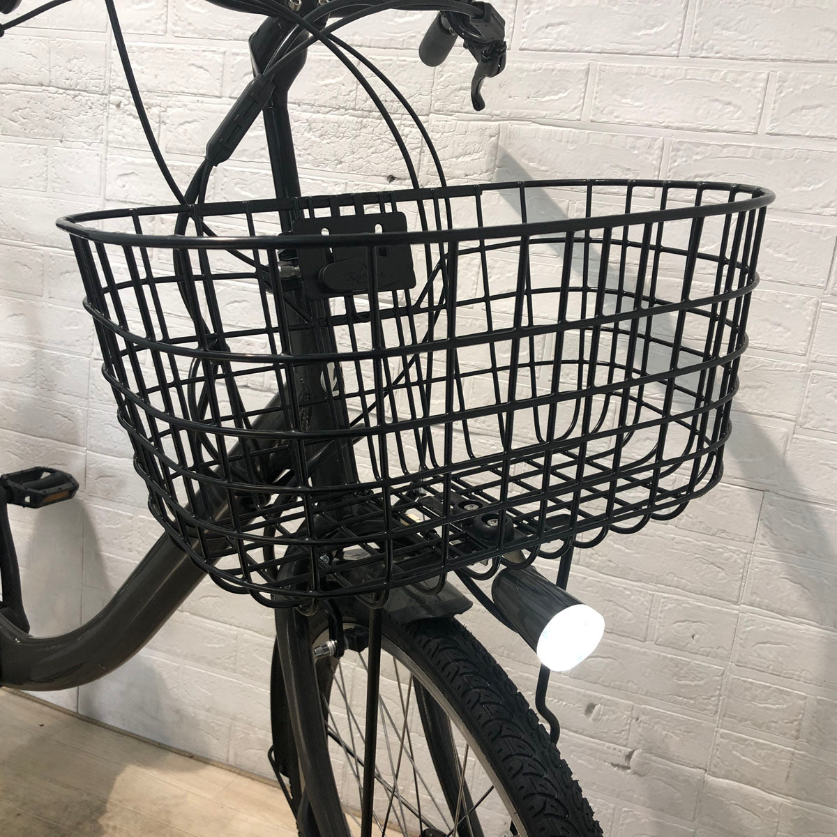 中古電動自転車 ブリヂストン bikke MOB dd ビッケ モブ dd グレー 前24×後20インチ SR409Y 