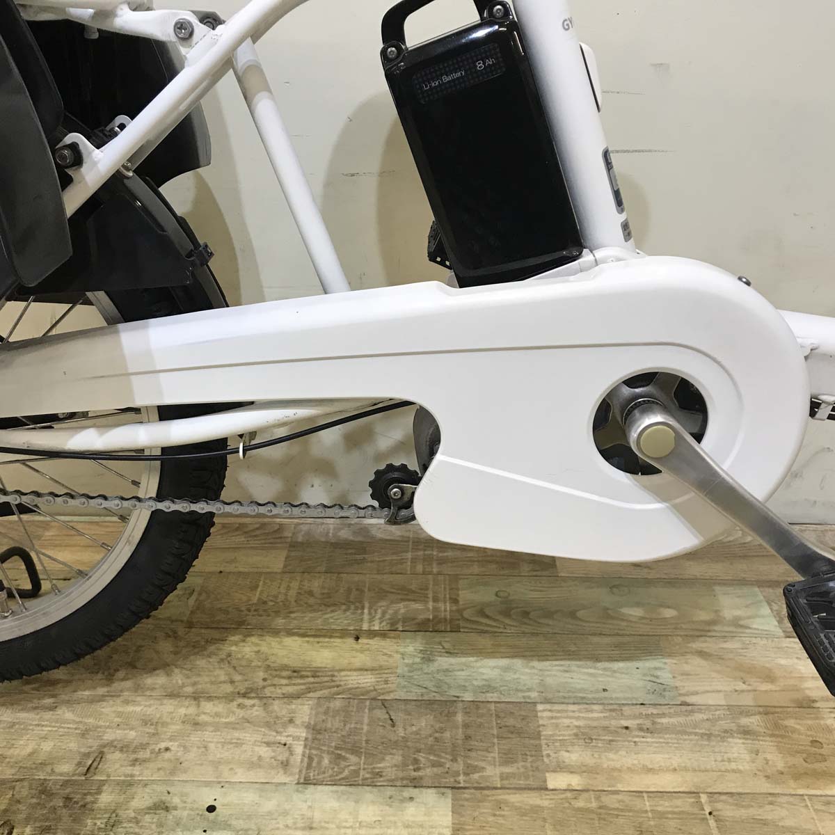 中古電動自転車 パナソニック ギュット ミニ EX ホワイト 20インチ KA097
