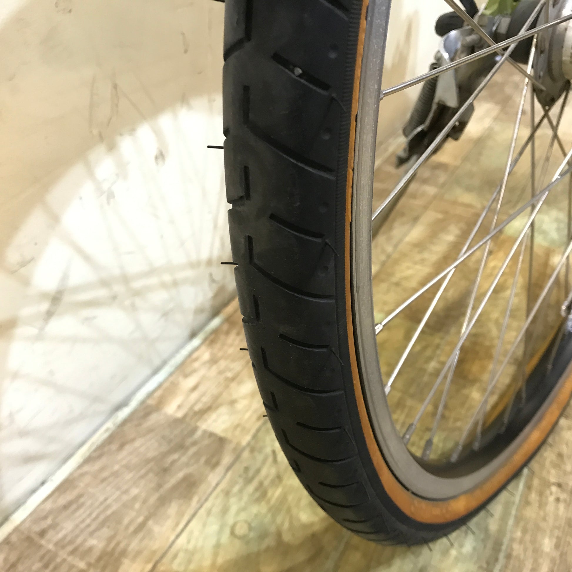 中古電動自転車 ヤマハ PAS VIENTA 5 パス ビエンタ 5 グリーン 26インチ KF118 
