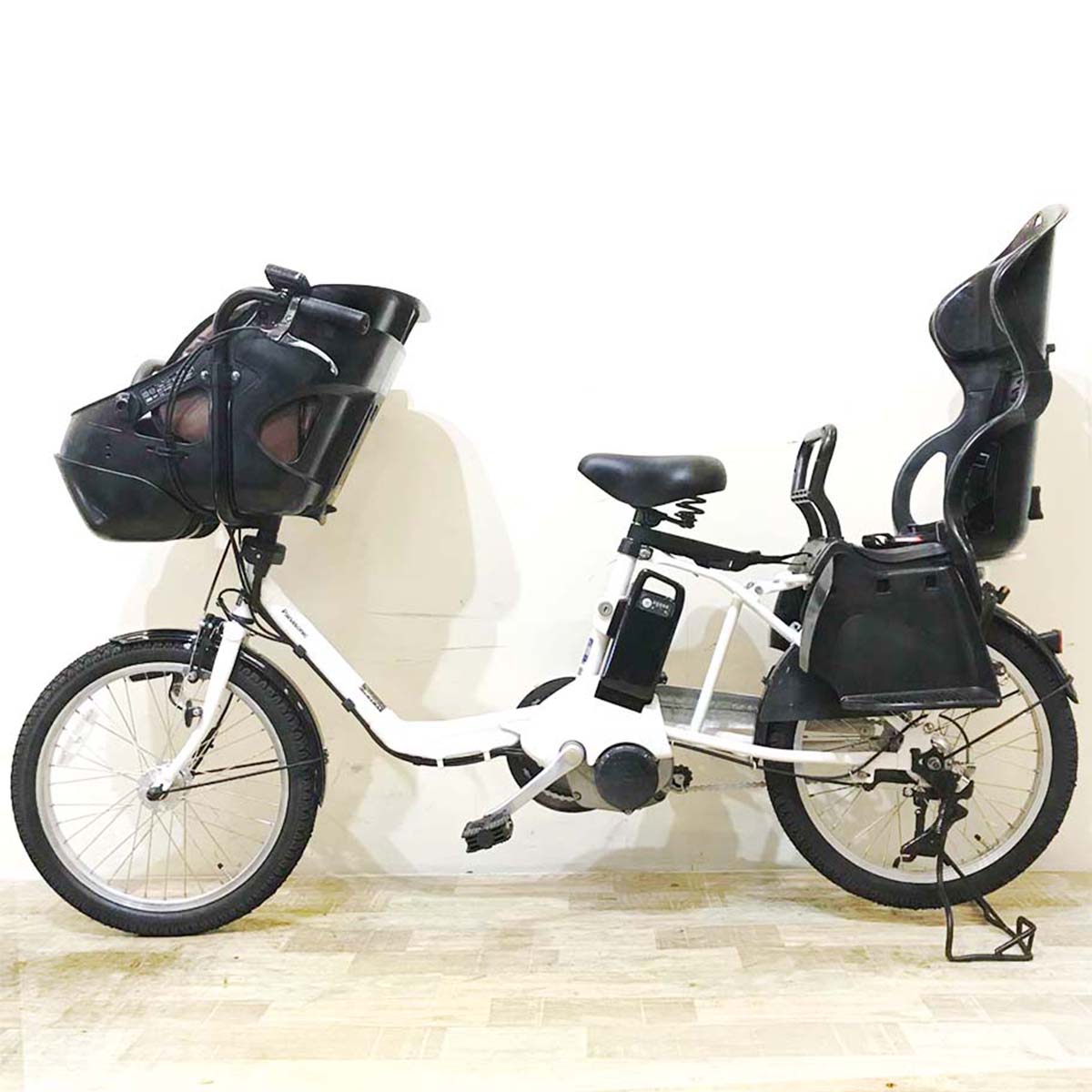 中古電動自転車 パナソニック ギュット ミニ EX ホワイト 20インチ KA097