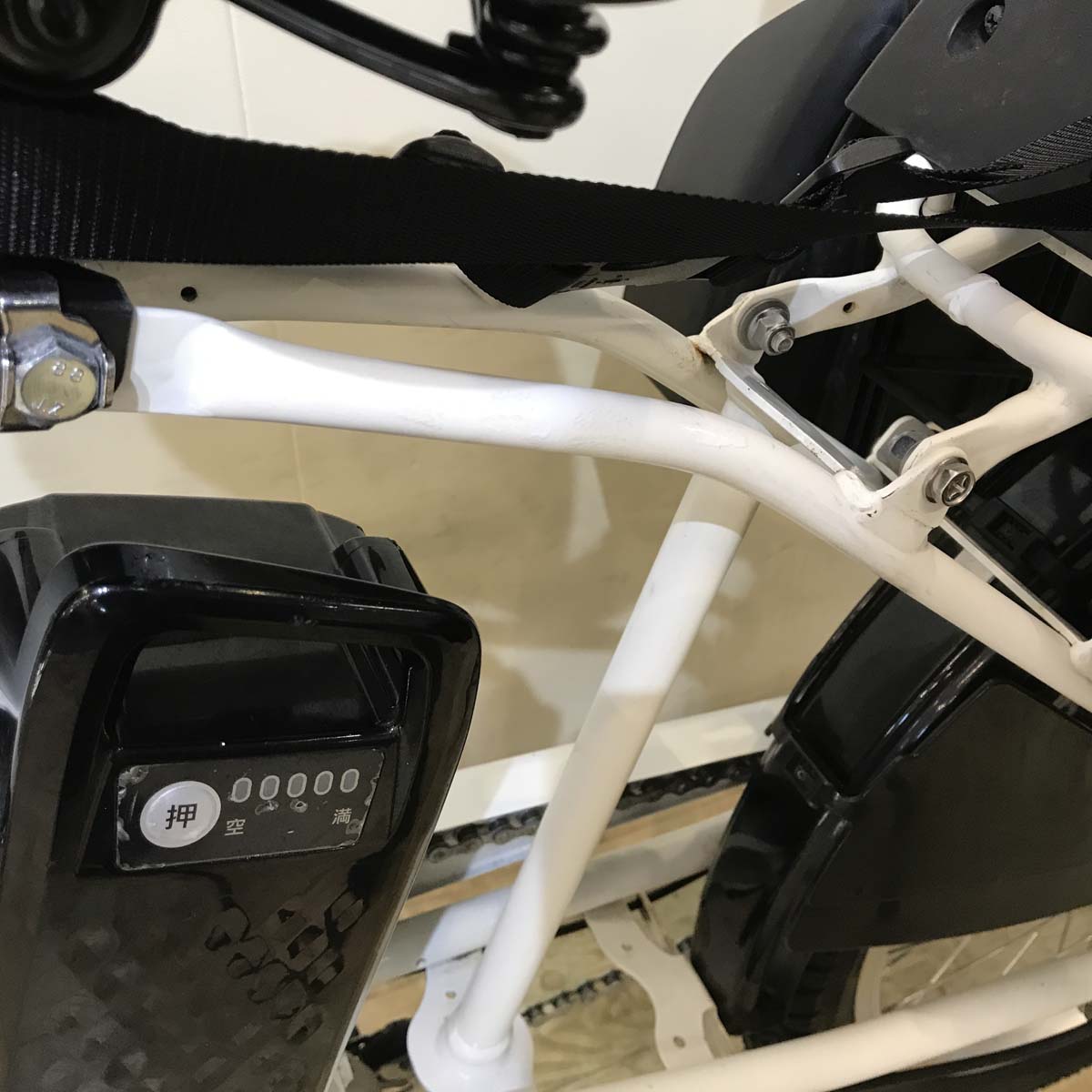 中古電動自転車 パナソニック ギュット ミニ EX ホワイト 20インチ KA097