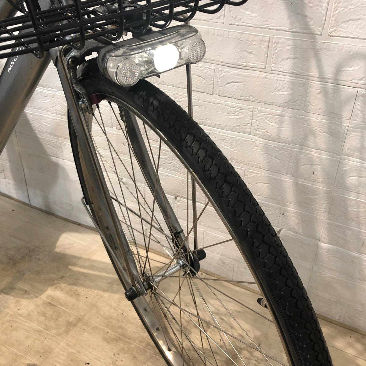 中古電動自転車 ヤマハ PAS CITY SP5 パス シティ SP5 シルバー 27インチ YB083 