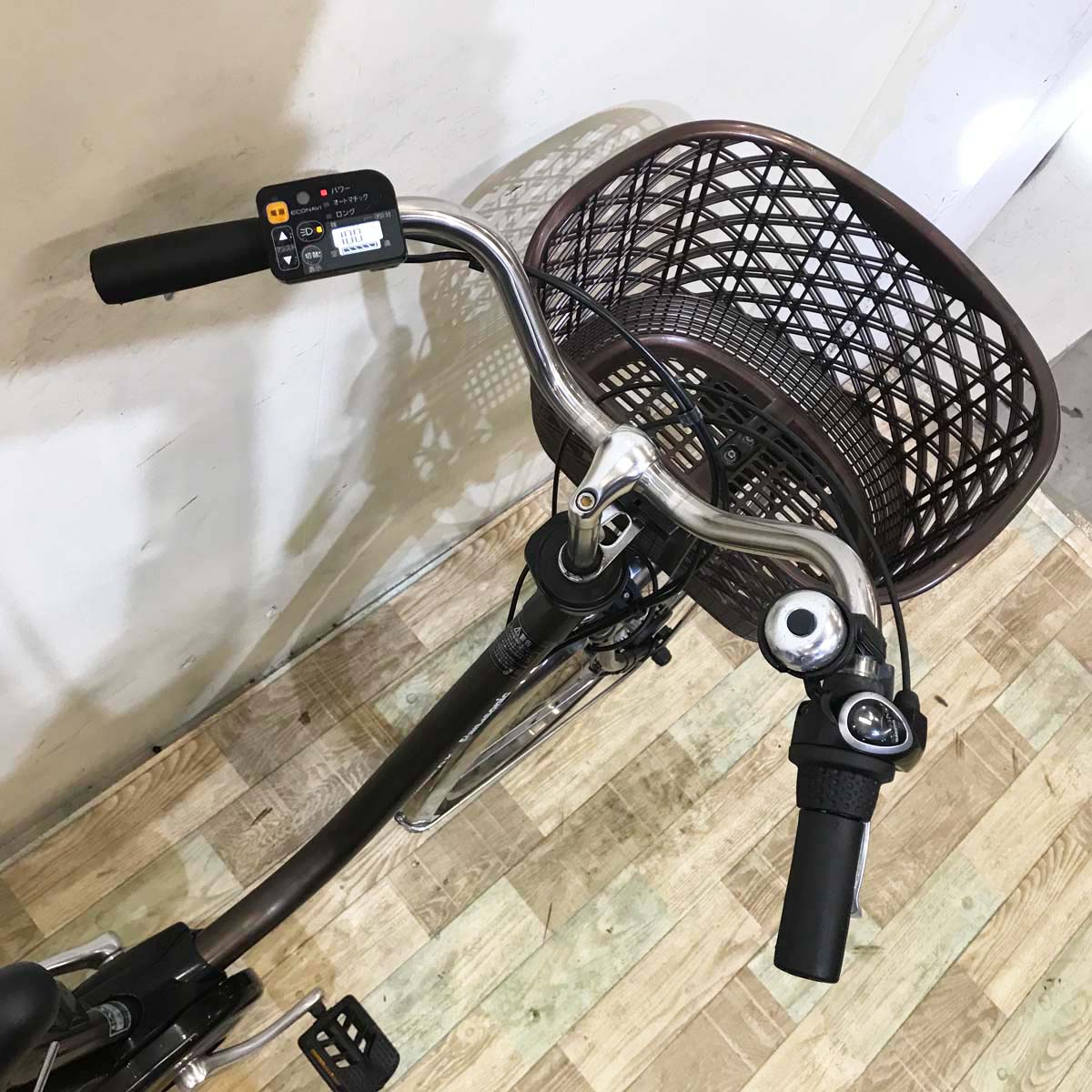 Ｄ814　★美品★整備済み　中古電動自転車★Panasonic　viviDX【26インチ　ブラウン　16Ah】 Reuse】パナソニックviviDX（ビビ・DX）26インチ/チョコブラウン/13.2