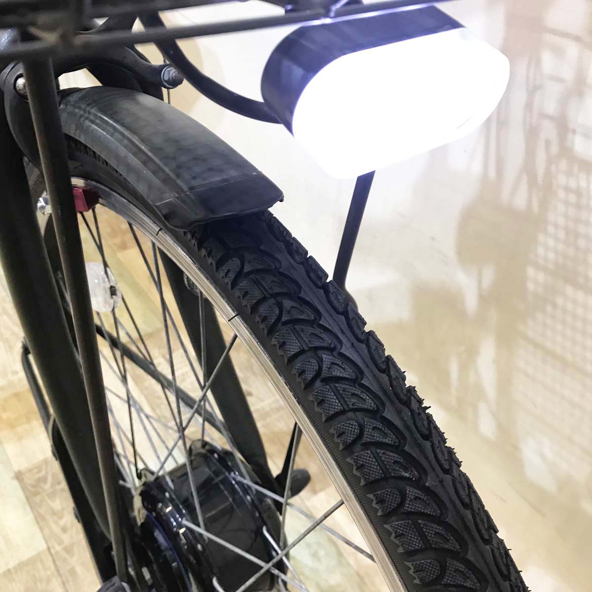中古電動自転車  ブリヂストン ステップクルーズ e カーキ 26インチ KA100