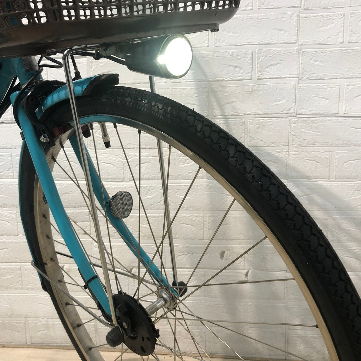 中古電動自転車 パナソニック ビビ スタイル DX ブルー 26インチ YB086