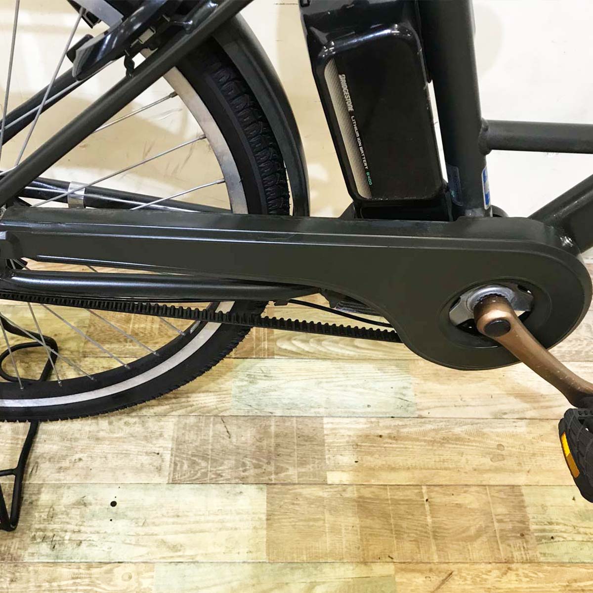 中古電動自転車  ブリヂストン ステップクルーズ e カーキ 26インチ KA100