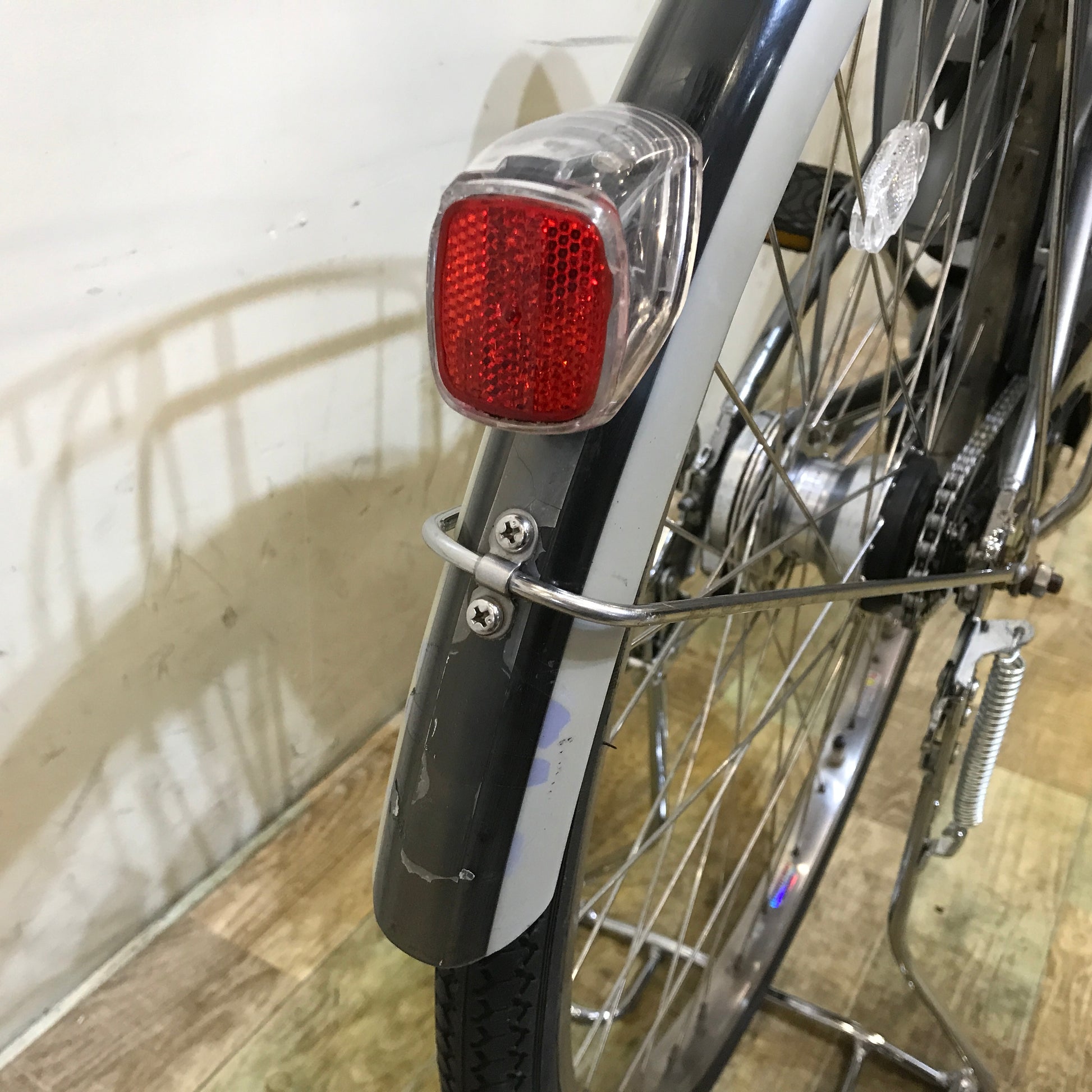 中古電動自転車 ブリヂストン アシスタ DX シルバー 26インチ KF122 