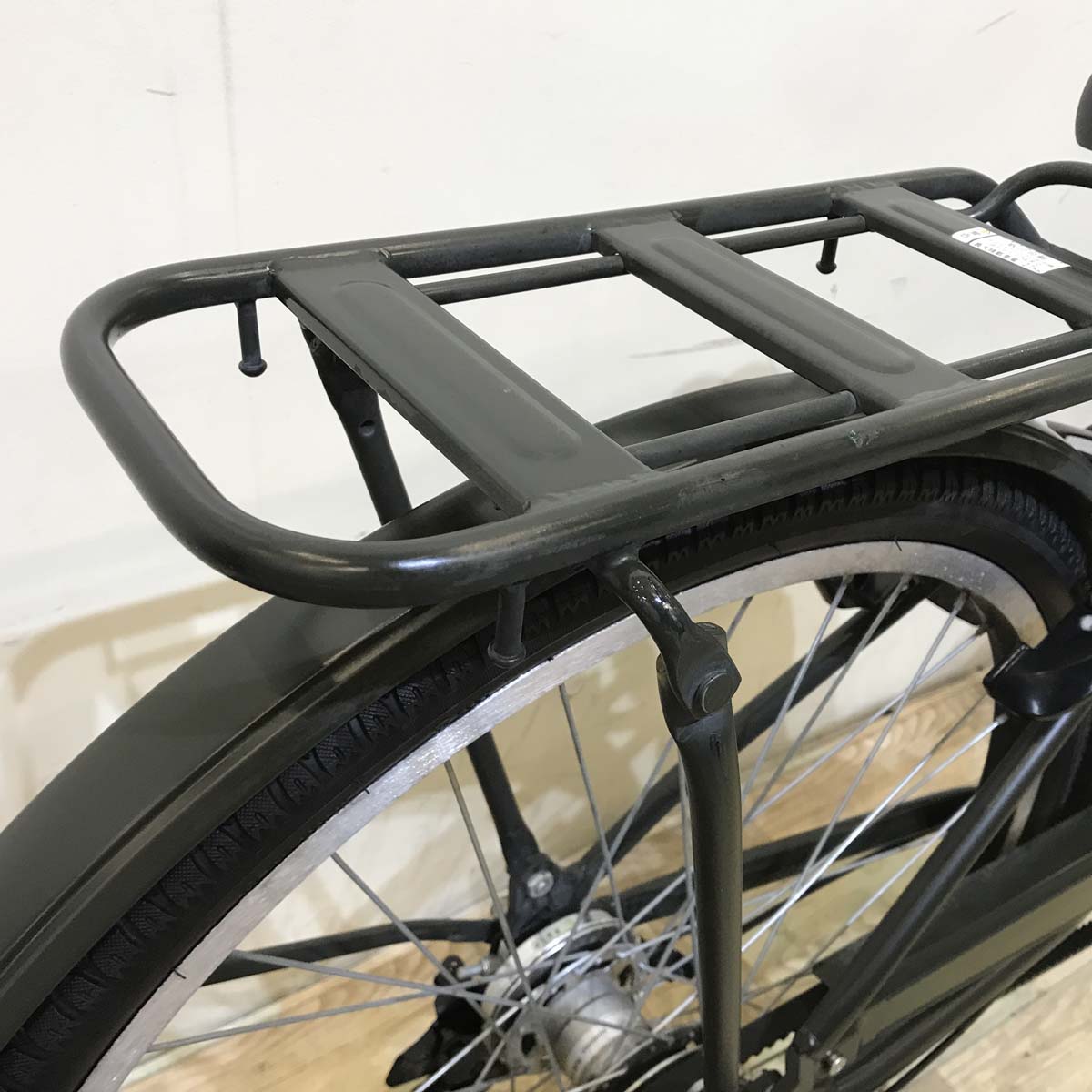 中古電動自転車  ブリヂストン ステップクルーズ e カーキ 26インチ KA100