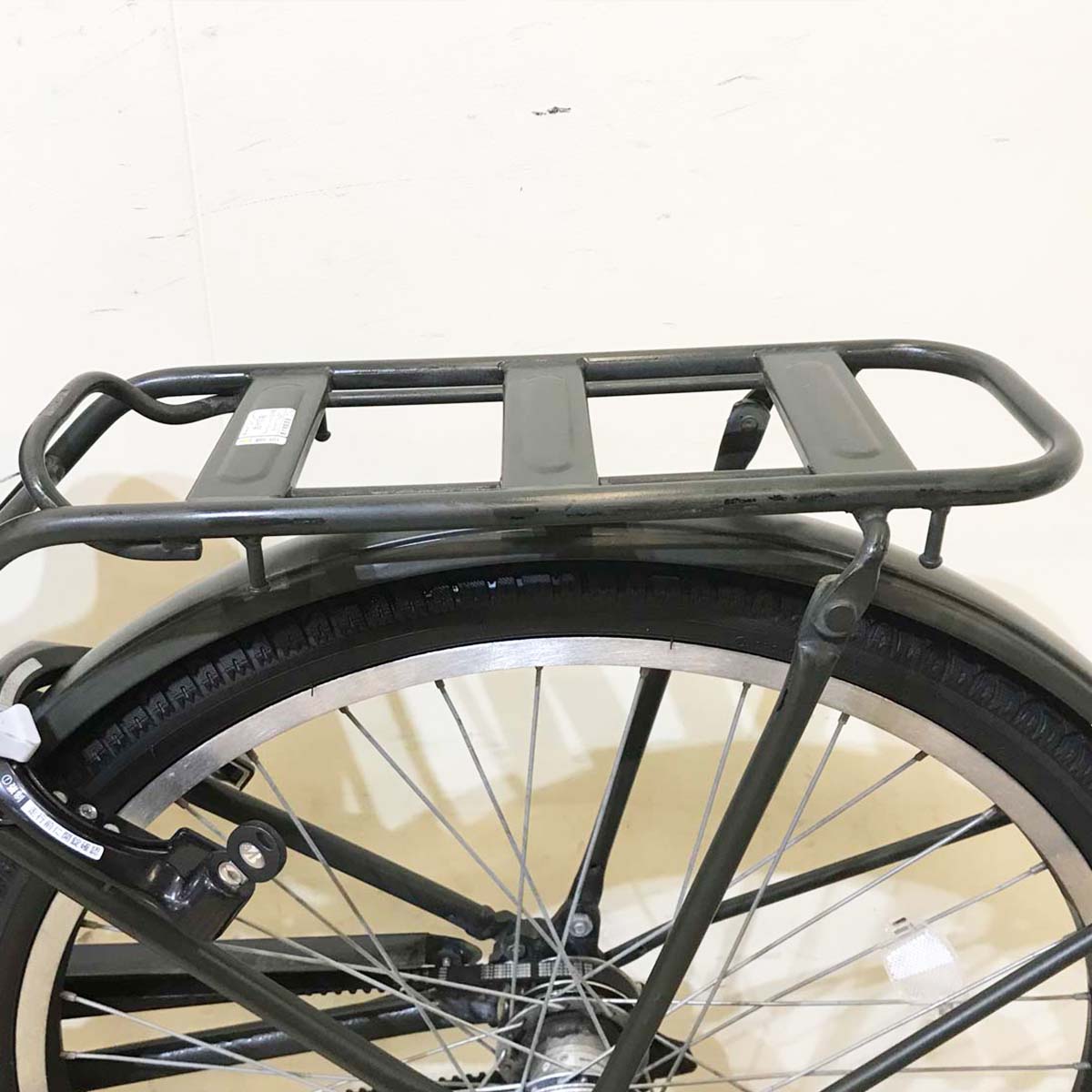 中古電動自転車  ブリヂストン ステップクルーズ e カーキ 26インチ KA100