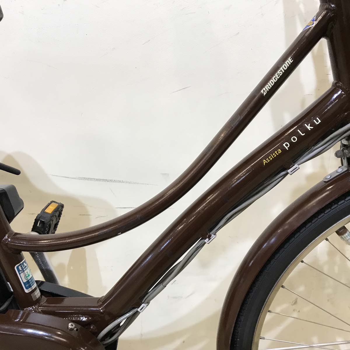 ブリヂストン アシスタ ポルク ブラウン 26インチ KW042 【中古車】