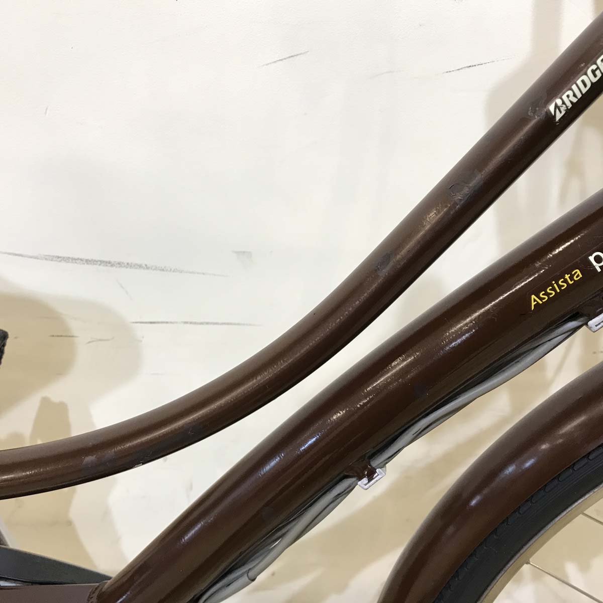 ブリヂストン アシスタ ポルク ブラウン 26インチ KW042 【中古車】