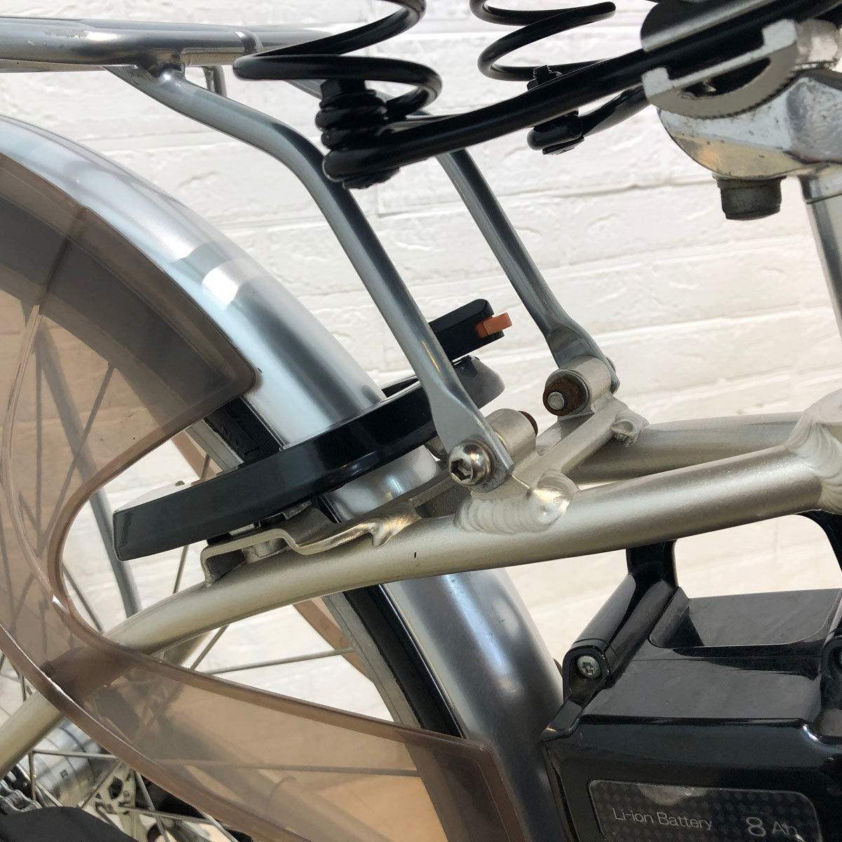 中古電動自転車 パナソニック ビビ L ウォームシルバー 26インチ YB087