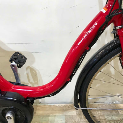 ヤマハ PAS ナチュラ L レッド 26インチ KW043 【中古車】
