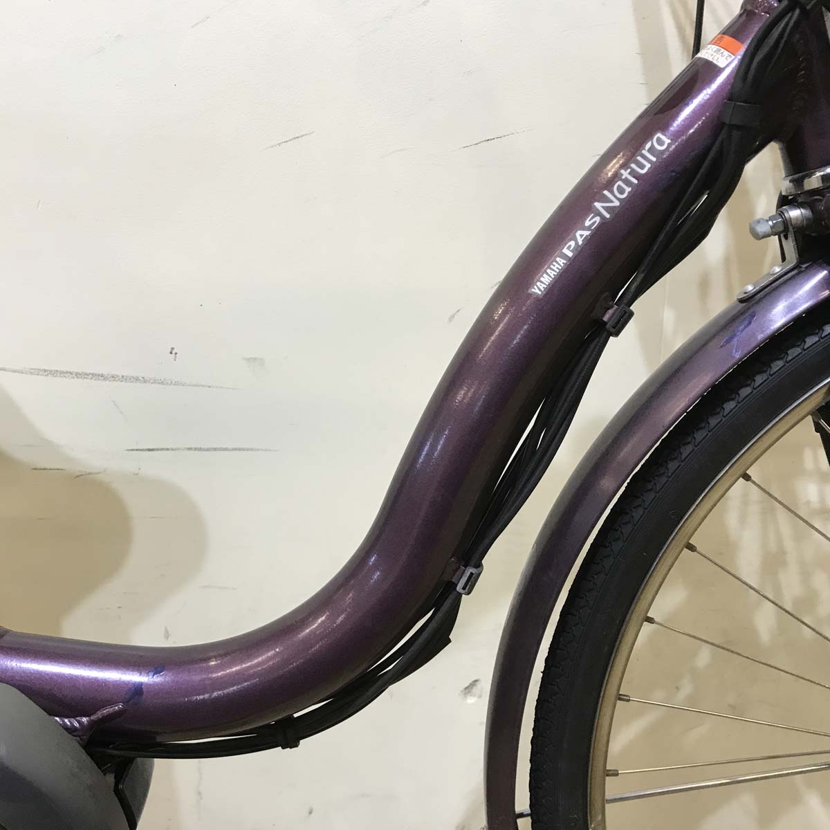 中古電動自転車  ヤマハ PAS ナチュラ L DX パープル 26インチ KA102
