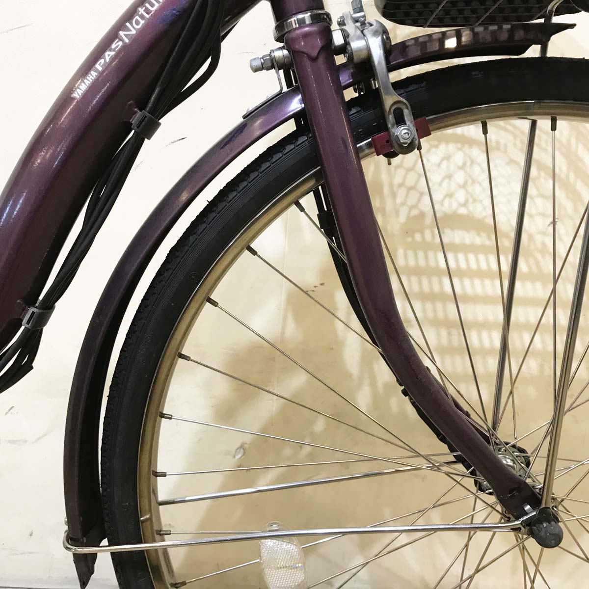 中古電動自転車  ヤマハ PAS ナチュラ L DX パープル 26インチ KA102