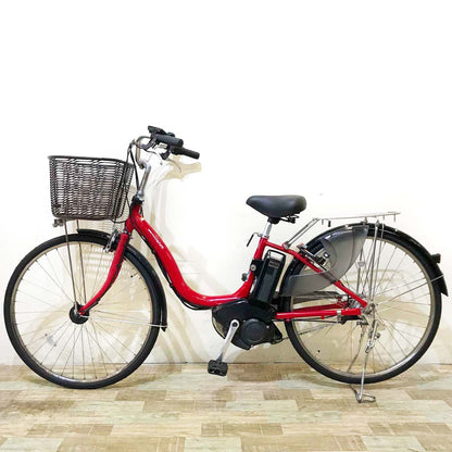 ヤマハ PAS ナチュラ L レッド 26インチ KW043 【中古車】