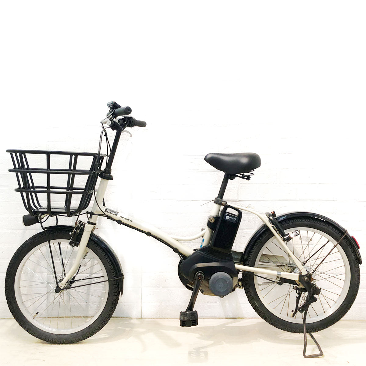 中古電動自転車 パナソニック グリッター ホワイト 20インチ YB089 – e