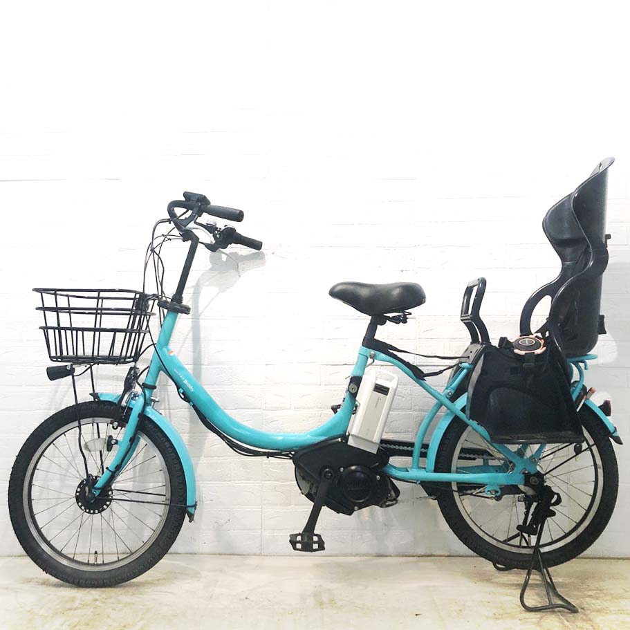 中古電動自転車 ヤマハ PASバビー ブルー 20インチ YH003