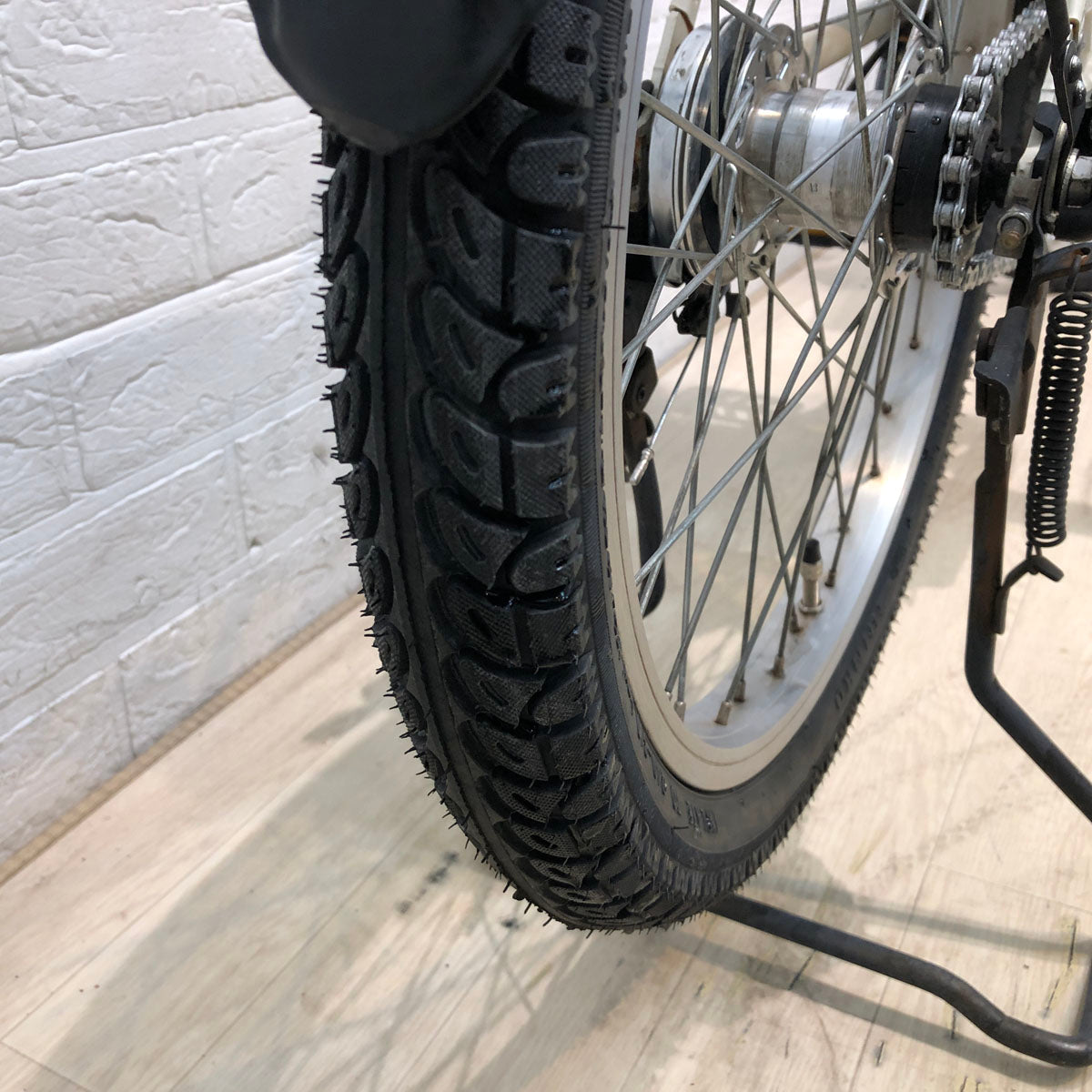 中古電動自転車 パナソニック グリッター ホワイト 20インチ YB089 – e