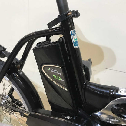 折りたたみ パナソニック オフタイム ネイビー 前18×後20インチ KR114 【中古車】