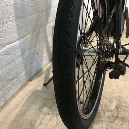 折りたたみ パナソニック オフタイム ブラック 前18×後20インチ YU110 【中古車】