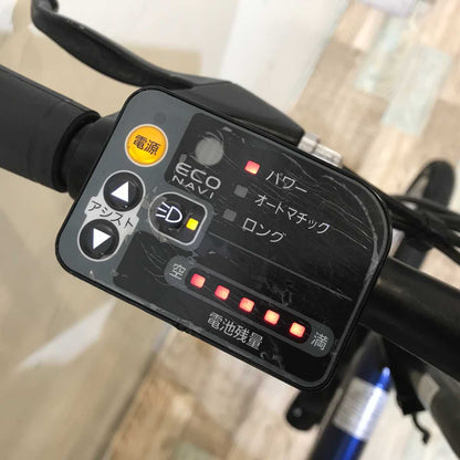 折りたたみ パナソニック オフタイム ネイビー 前18×後20インチ KR114 【中古車】
