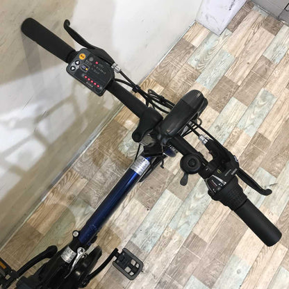 折りたたみ パナソニック オフタイム ネイビー 前18×後20インチ KR114 【中古車】