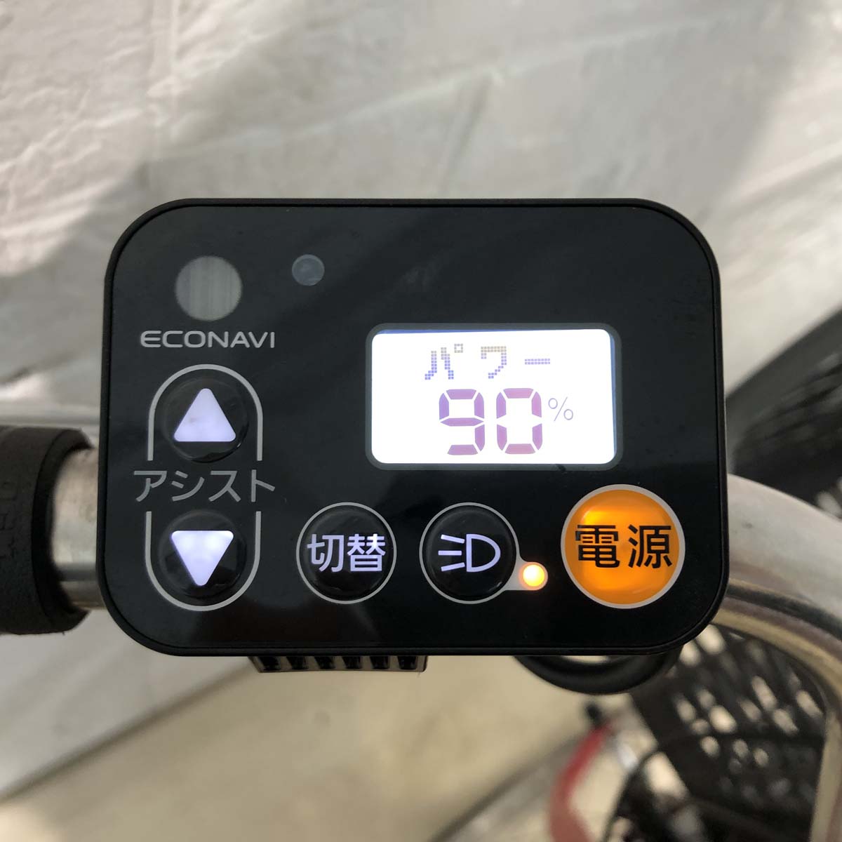 中古電動自転車 パナソニック ビビ DX レッド 26インチ YB090