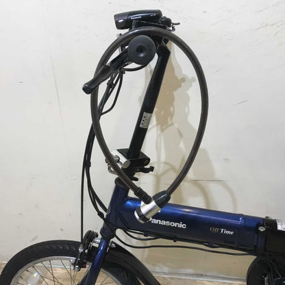 折りたたみ パナソニック オフタイム ネイビー 前18×後20インチ KR114 【中古車】