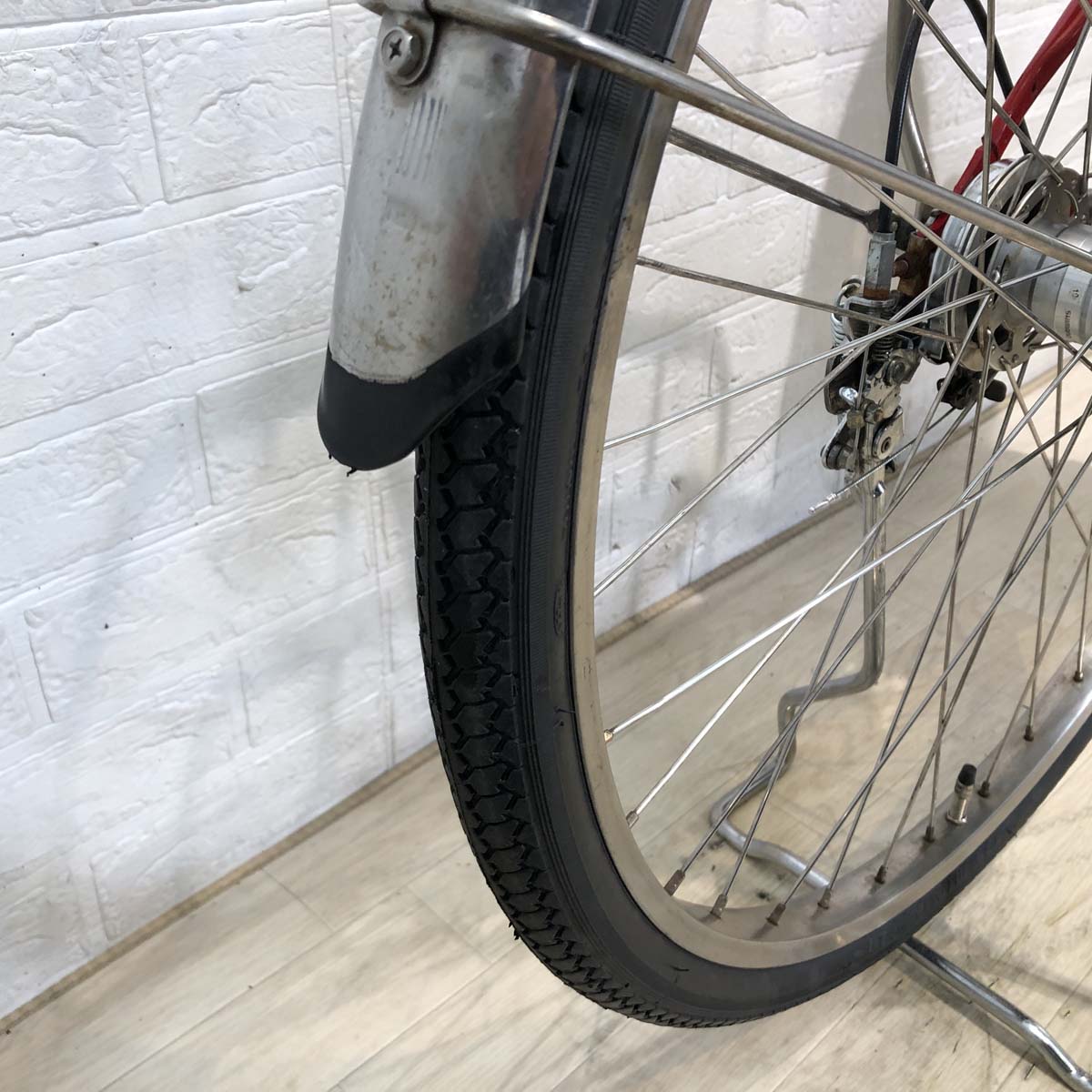 中古電動自転車 パナソニック ビビ DX レッド 26インチ YB090 – e-CHARIty