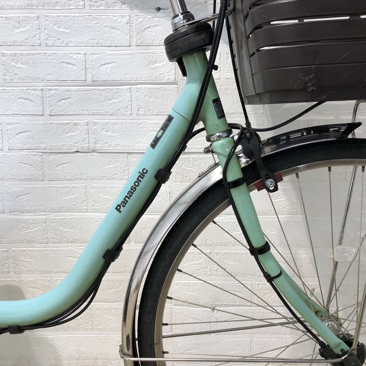 中古電動自転車 パナソニック ビビ DX グリーン 26インチ YB091