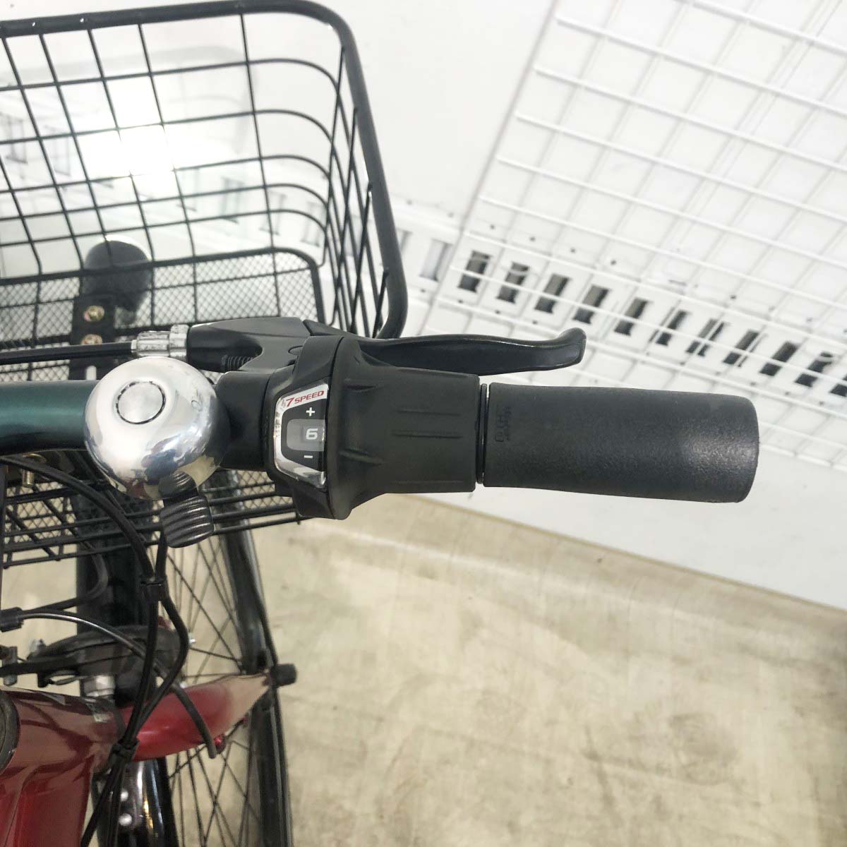 中古電動自転車 パナソニック ベロスター レッド 700C YH004