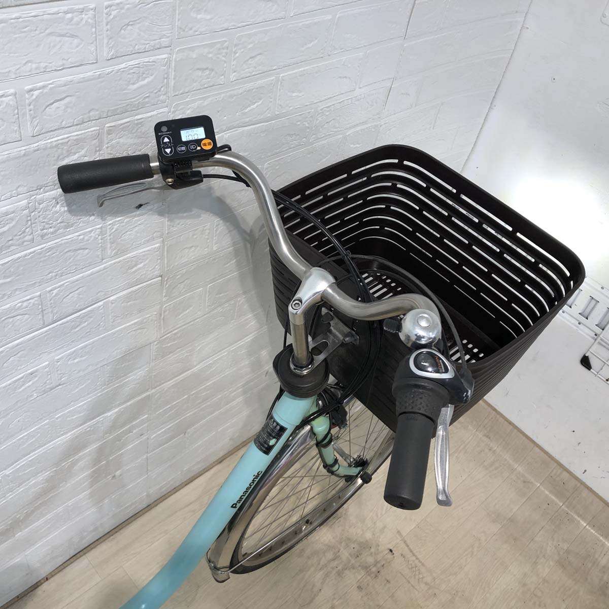 中古電動自転車 パナソニック ビビDX 26インチ ライトグリーン横浜№8840