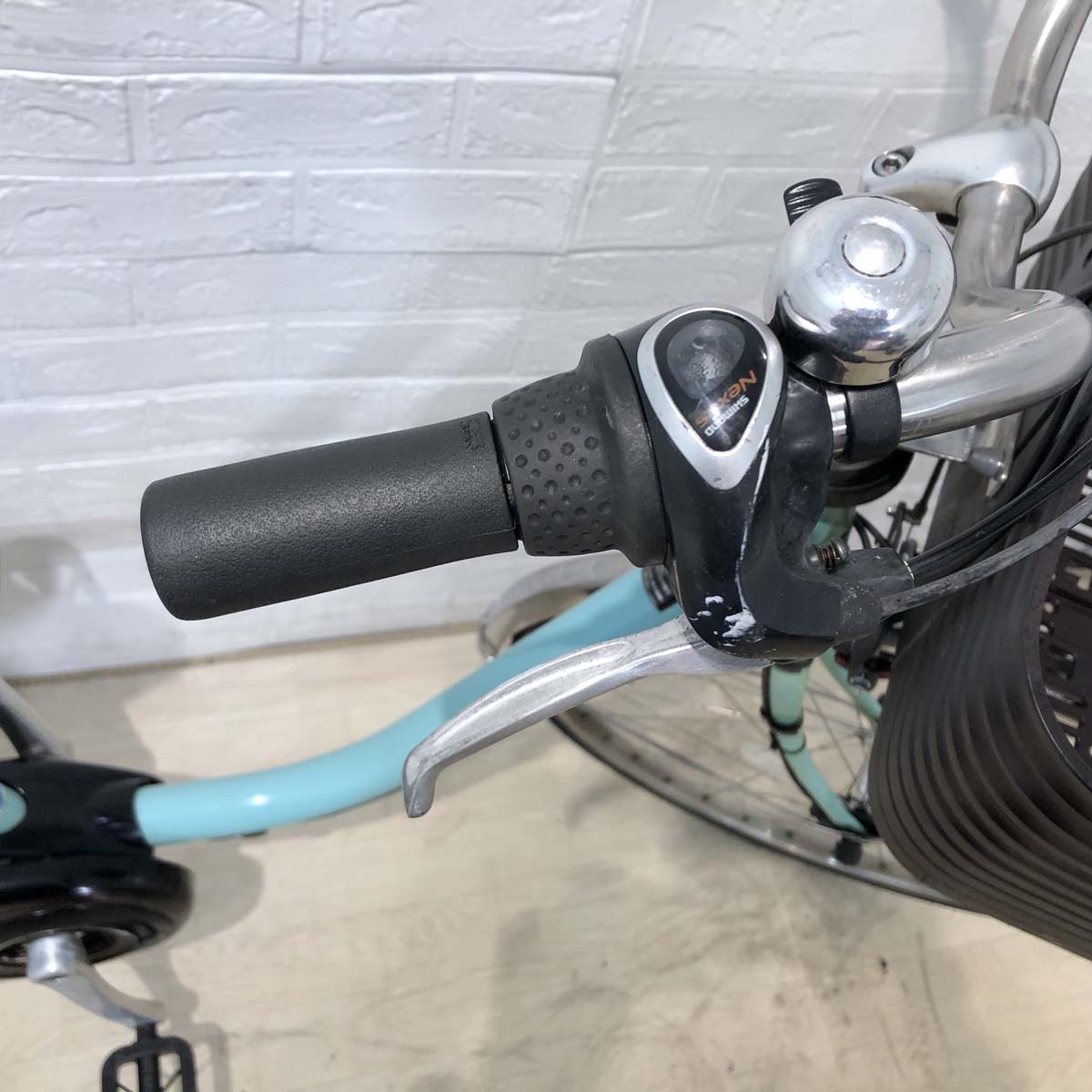 中古電動自転車 パナソニック ビビ DX グリーン 26インチ YB091