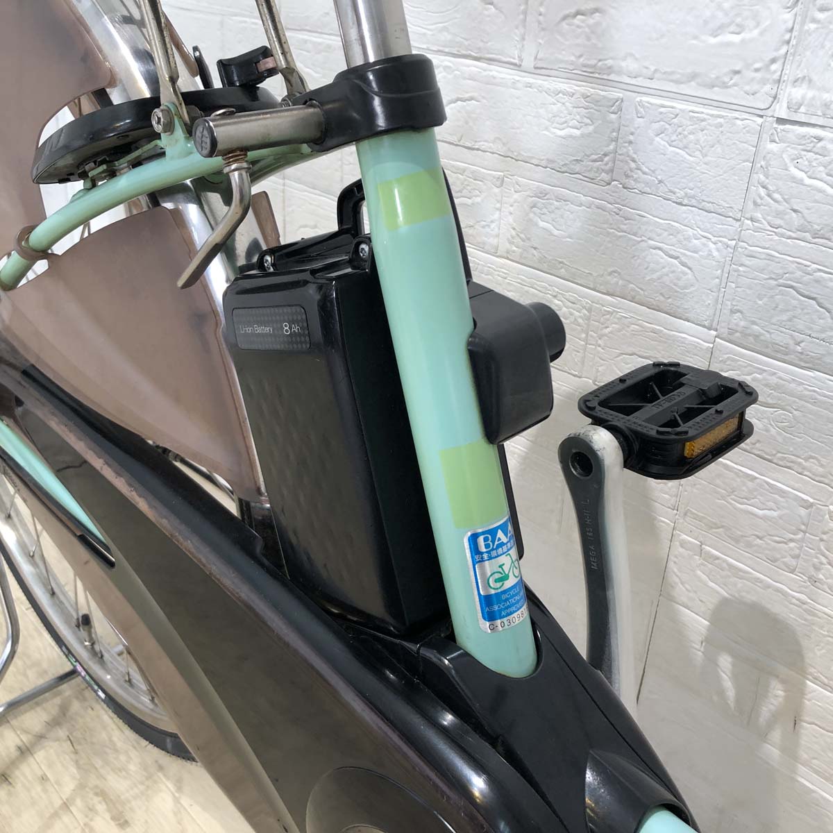 中古電動自転車 パナソニック ビビ DX グリーン 26インチ YB091