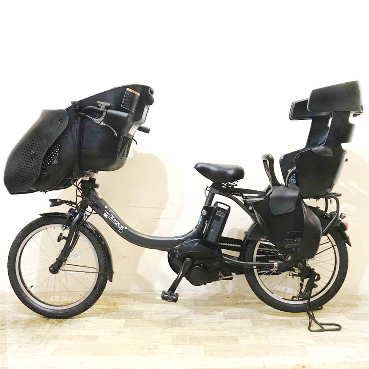 中古電動自転車 ヤマハ PAS Kiss mini un パス キッス ミニ アン ブラック 20インチ KA104