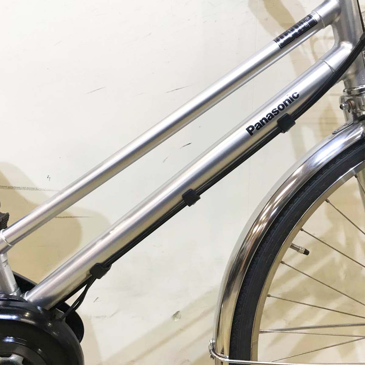 中古電動自転車 パナソニック ビビ DX シティ シルバー  27インチ KA105