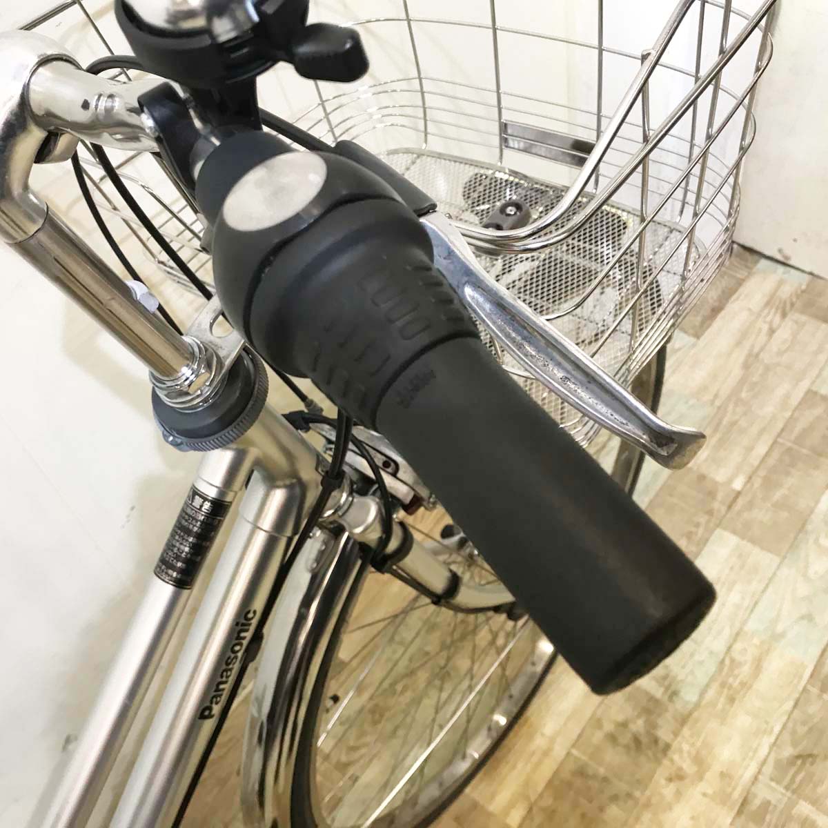 中古電動自転車 パナソニック ビビ DX シティ シルバー  27インチ KA105