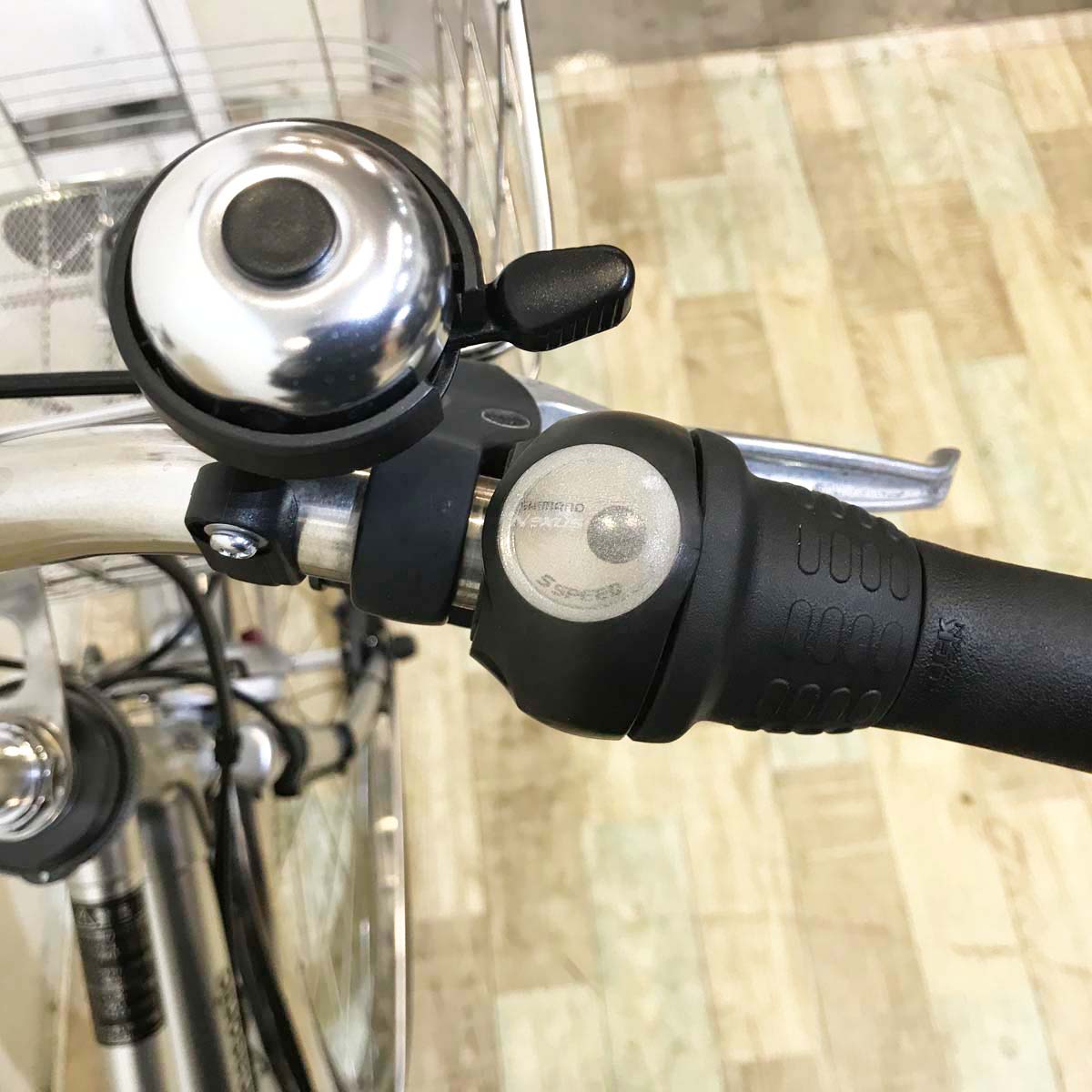 中古電動自転車 パナソニック ビビ DX シティ シルバー  27インチ KA105