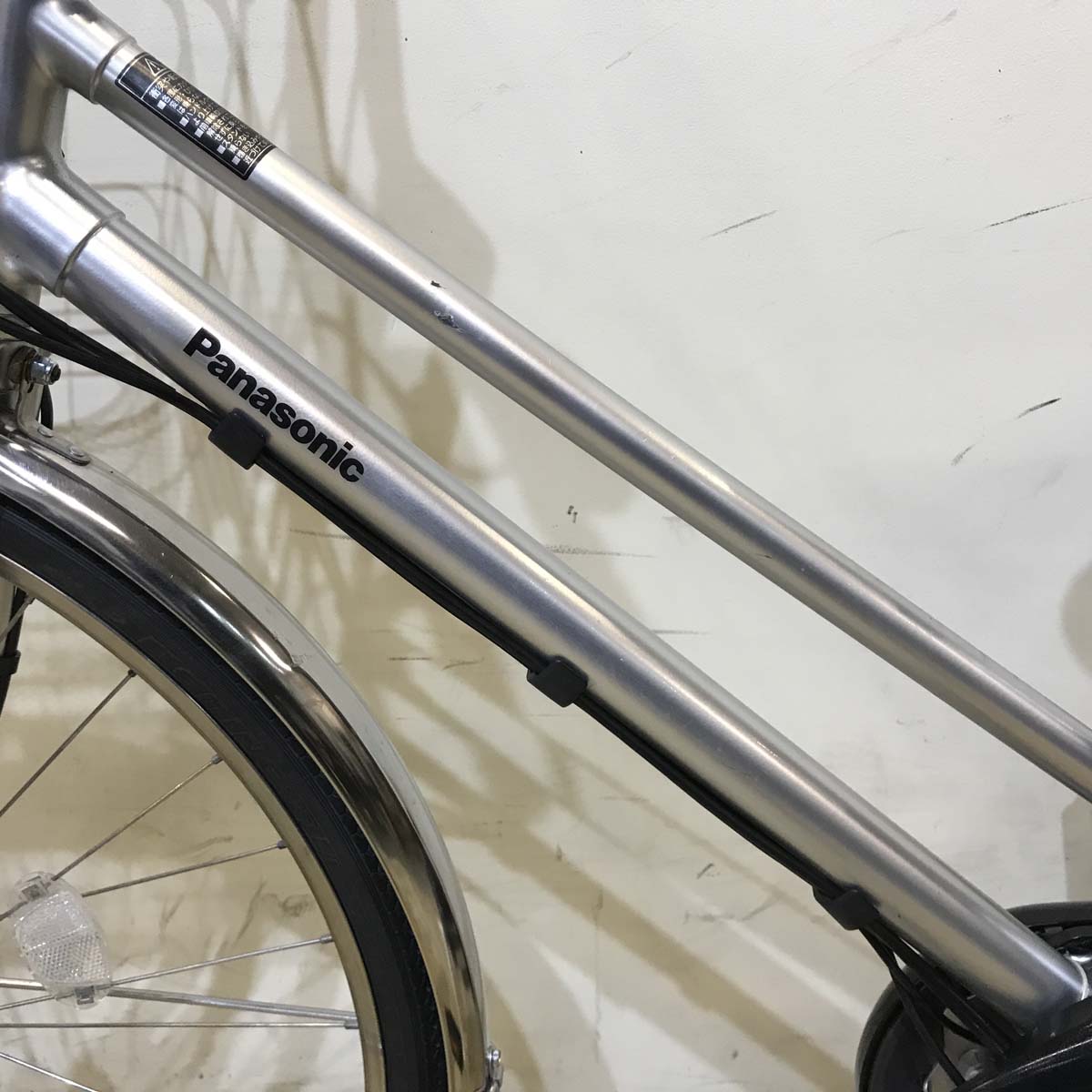 中古電動自転車 パナソニック ビビ DX シティ シルバー  27インチ KA105