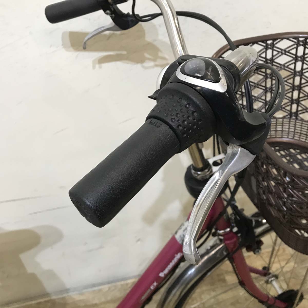 中古電動自転車  パナソニック ビビ EX ピンク 26インチ KF128