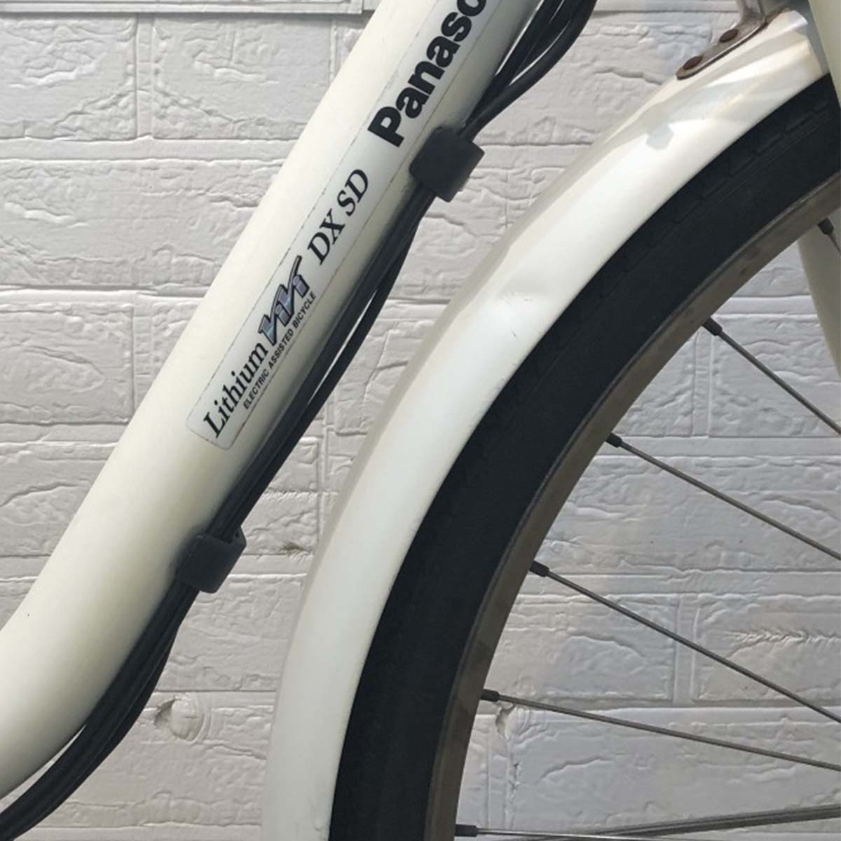 中古電動自転車 パナソニック ビビDX SD ホワイト 26インチ YH006
