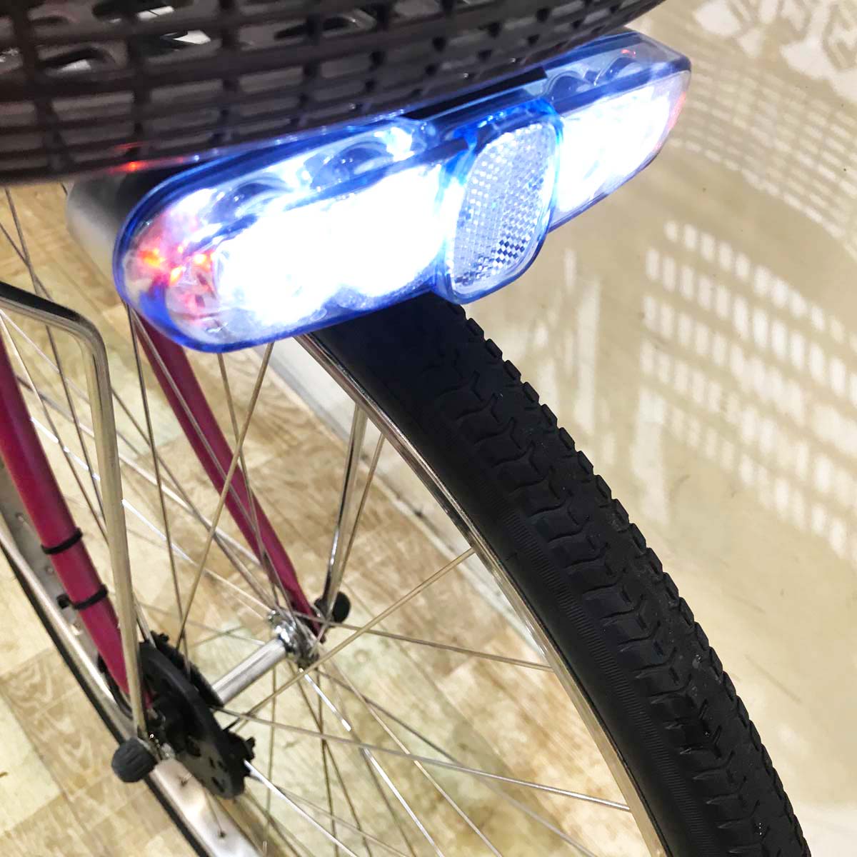 中古電動自転車  パナソニック ビビ EX ピンク 26インチ KF128