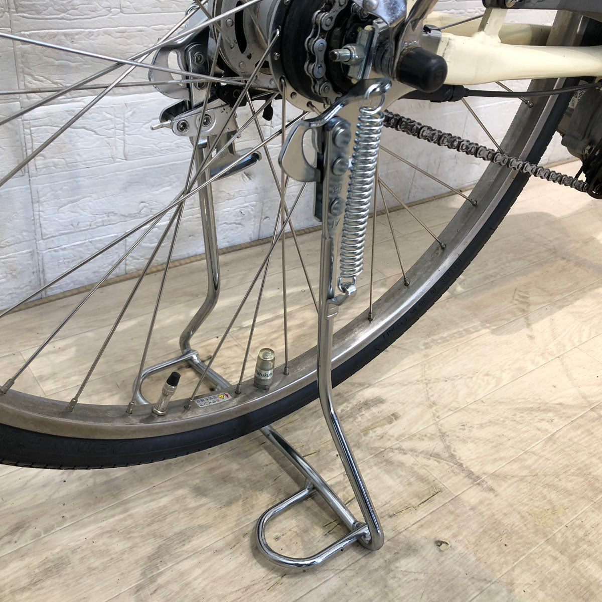 中古電動自転車 ブリヂストン アシスタ ロイヤル アイボリー 26インチ YB094