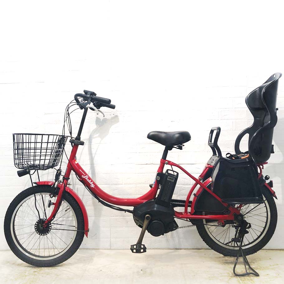 中古電動自転車 ヤマハ PAS バビーXL レッド 20インチ YH009
