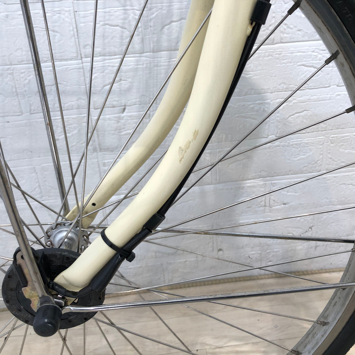 中古電動自転車 ブリヂストン アシスタ ロイヤル アイボリー 26インチ YB094