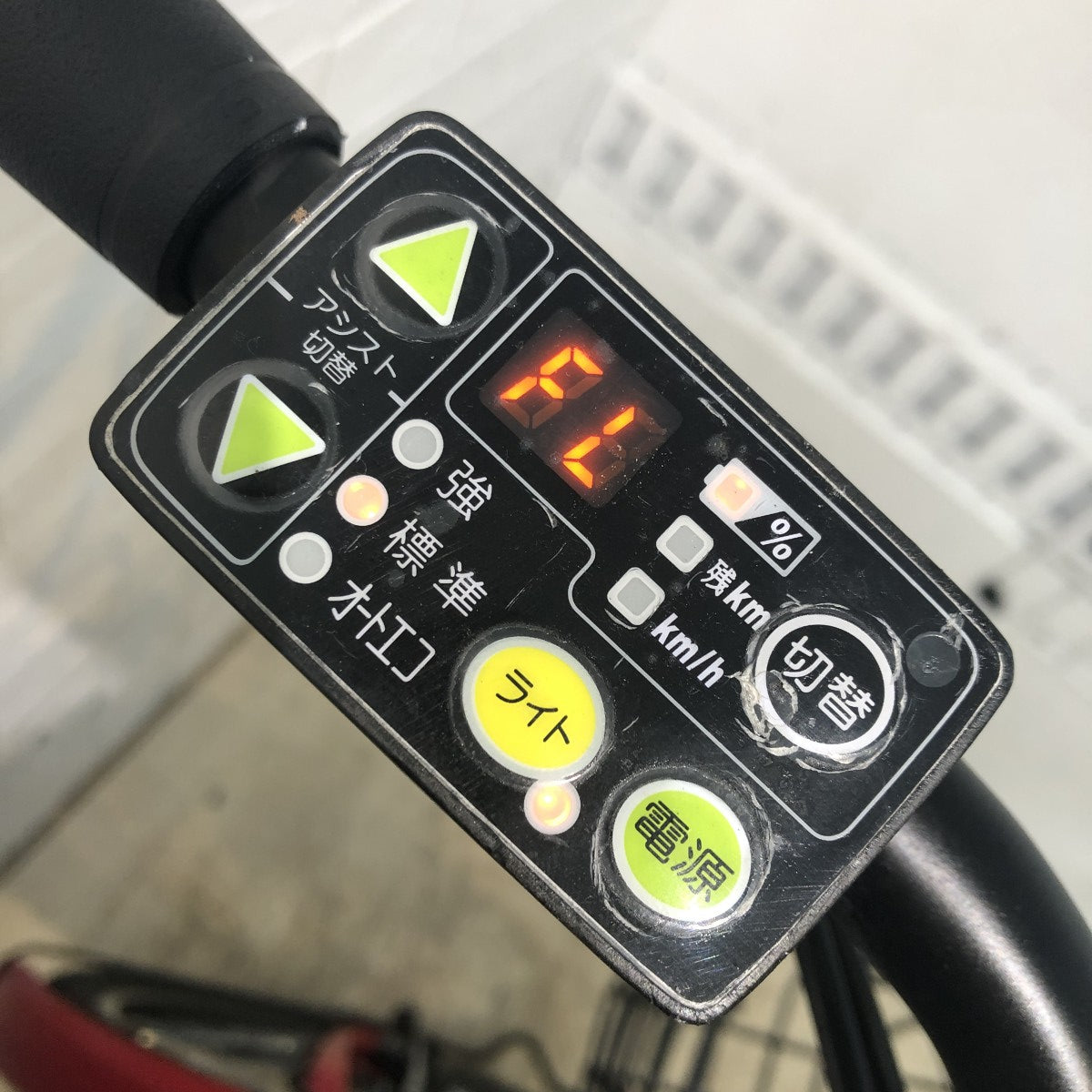 中古電動自転車 ヤマハ PAS バビーXL レッド 20インチ YH009