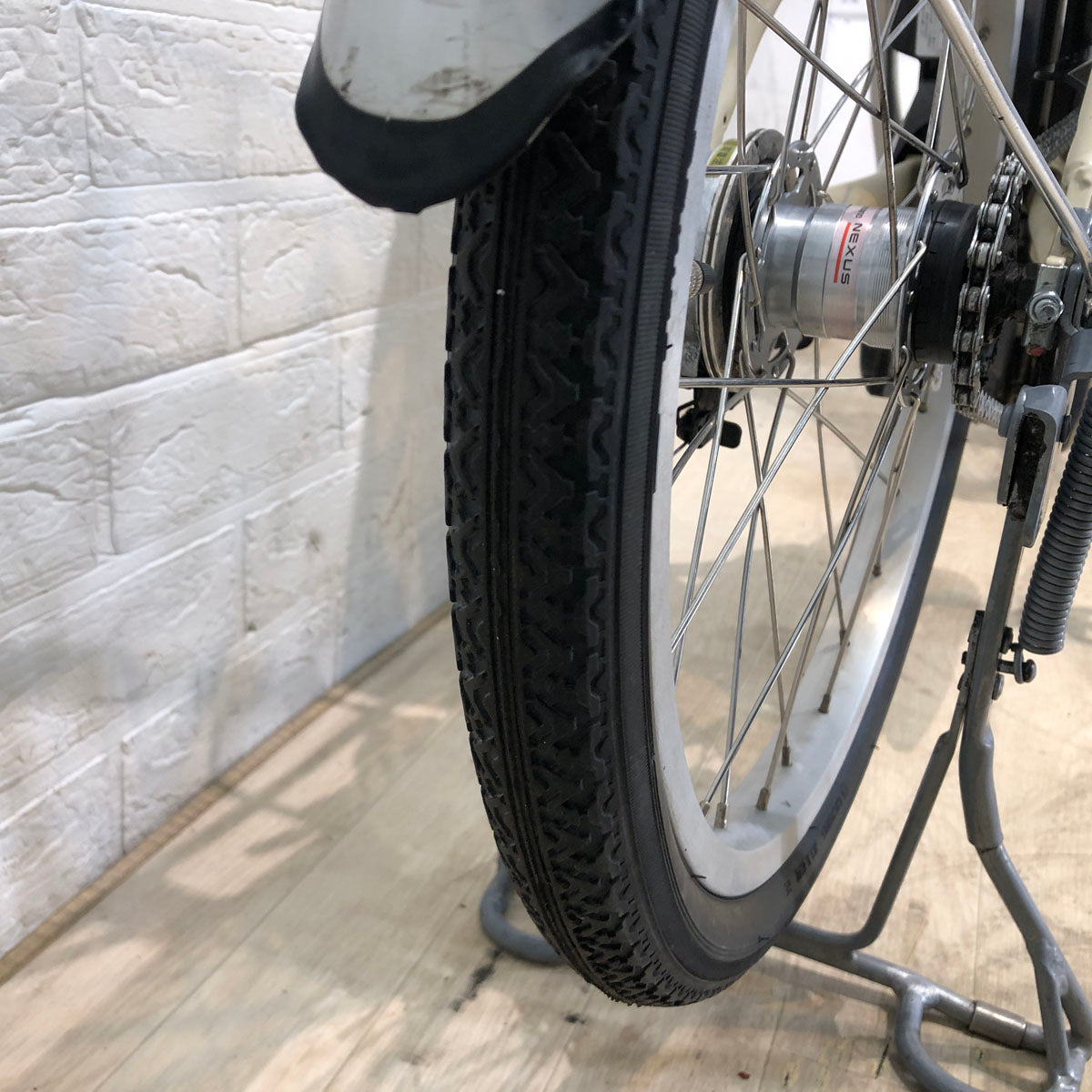 中古電動自転車 ヤマハ PAS SION U パス シオン ユー アイボリー 20インチ YB095